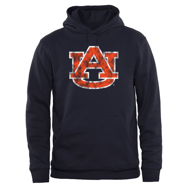 Men NCAA Auburn Tigers Big Tall Classic Primary Pullover Hoodie Navy